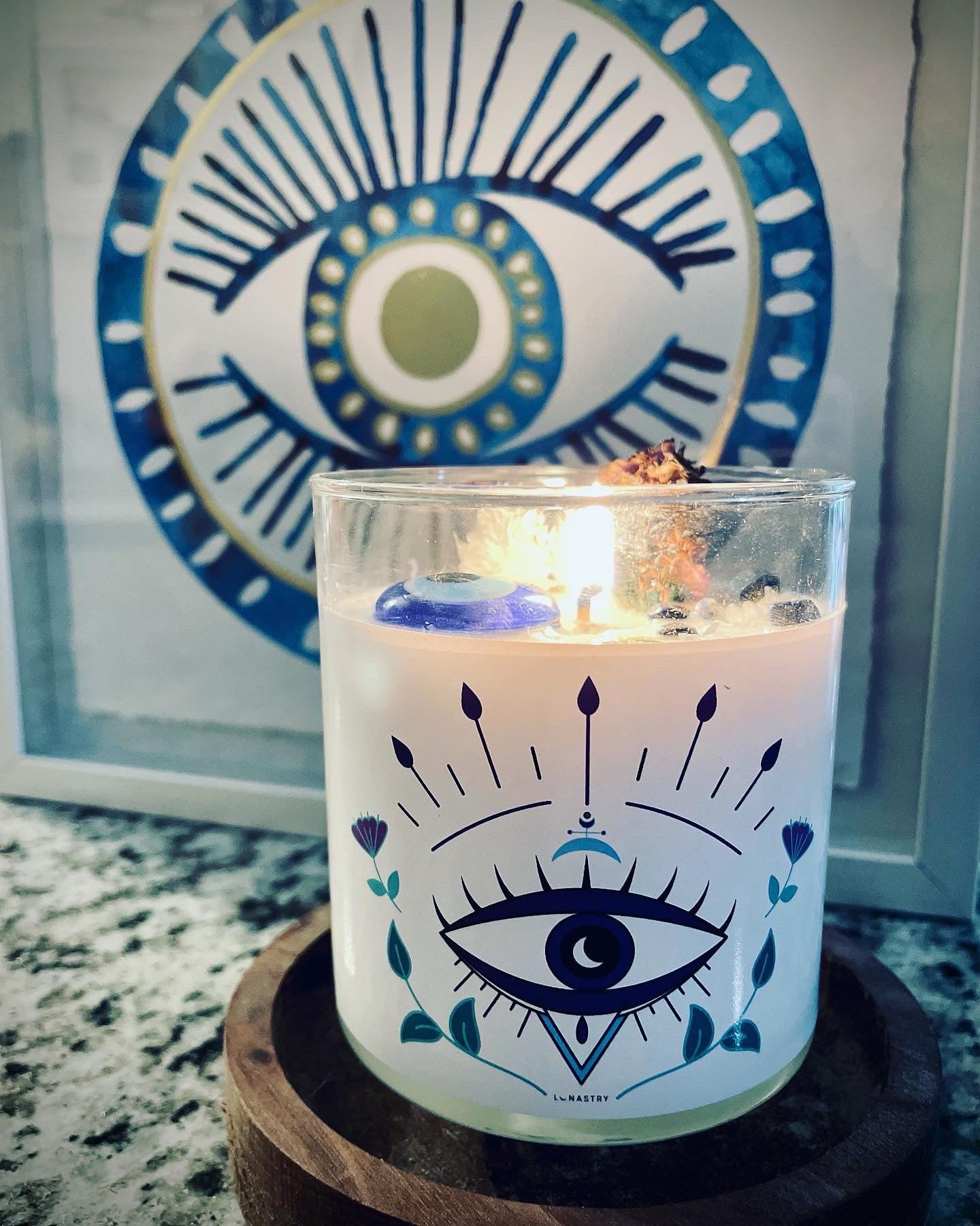 -Restocking Soon- Evil Eye Protection Candle