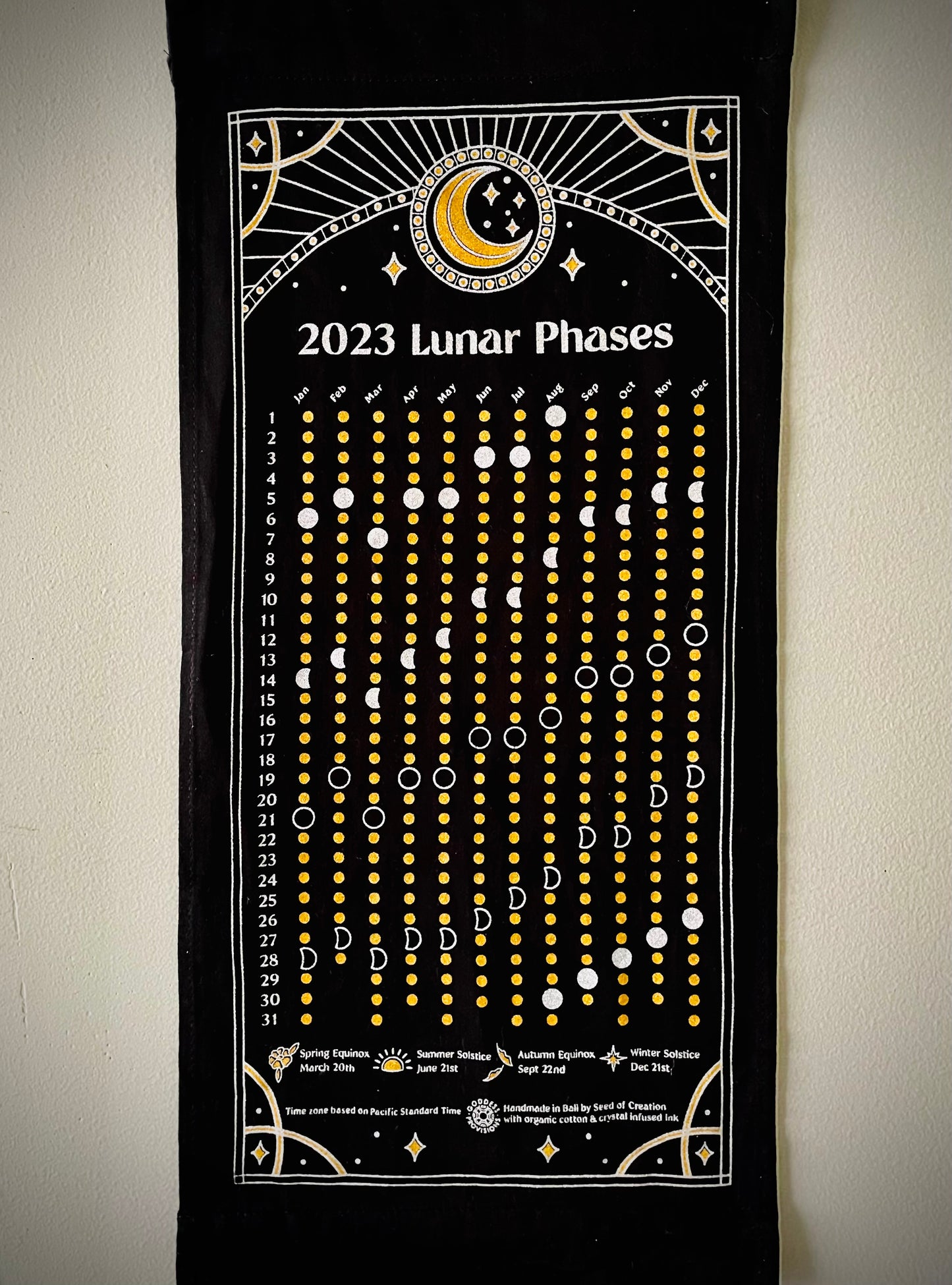 50% OFF! 2023 Lunar Calendar Wall Hanging